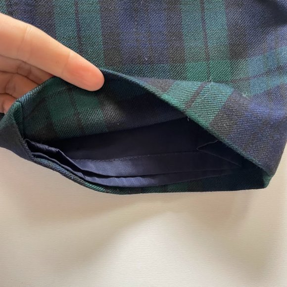 J. Crew TALL LONG Pant Trouser Tartan Plaid Wool Cameron Holiday Winter Classic - Picture 9 of 15